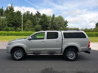 USED 2013 13 TOYOTA HI-LUX 3.0 INVINCIBLE 4X4 D-4D DCB 1d 169 BHP CANOPY+SAT NAV+LEATHER ** NO VAT**
