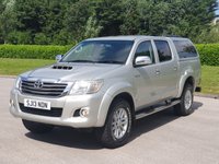 USED 2013 13 TOYOTA HI-LUX 3.0 INVINCIBLE 4X4 D-4D DCB 1d 169 BHP CANOPY+SAT NAV+LEATHER ** NO VAT**