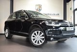 USED 2012 62 VOLKSWAGEN TOUAREG 3.0 V6 SE TDI BLUEMOTION TECHNOLOGY 5DR AUTO 242 BHP full service history *NO ADMIN FEES* FINISHED IN STUNNING BLACK WITH FULL BLACK LEATHER INTERIOR + FULL SERVICE HISTORY + SATELLITE NAVIGATION + BLUETOOTH + DAB RADIO + HEATED SPORT SEATS + CRUISE CONTROL + HEATED ELECTRIC FOLDING MIRRORS + PARKING SENSORS + 19" ALLOY WHEELS