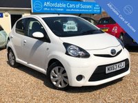 USED 2013 63 TOYOTA AYGO 1.0 VVT-I MOVE 5d 68 BHP TomTom Sat Nav + &pound;0 Road Tax