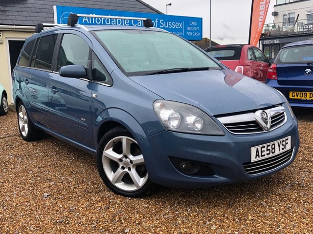 2008 58 Vauxhall Zafira 1.8 SRI 5d 140 BHP