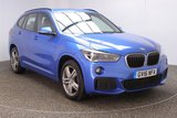 USED 2016 16 BMW X1 2.0 XDRIVE18D M SPORT 5DR AUTO SAT NAV HEATED LEATHER 1 OWNER 148 BHP FULL SERVICE HISTORY + HEATED LEATHER SEATS + SATELLITE NAVIGATION + PARKING SENSOR + BLUETOOTH + CRUISE CONTROL + CLIMATE CONTROL + MULTI FUNCTION WHEEL + DAB RADIO + XENON HEADLIGHTS + ELECTRIC WINDOWS + RADIO/CD/AUX/USB + ELECTRIC MIRRORS + 18 INCH ALLOY WHEELS