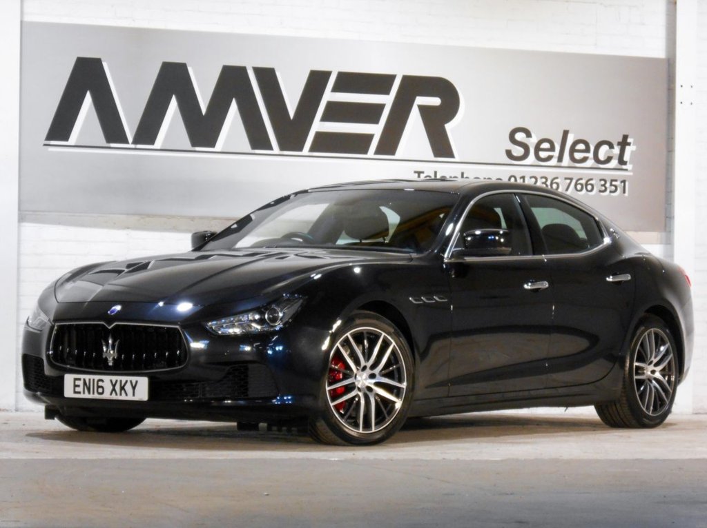 USED 2016 16 MASERATI GHIBLI 3.0 DV6 4d AUTO 275 BHP FROM &pound;391.55 PER MONTH - NO DEPOSIT
