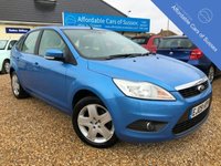 USED 2009 09 FORD FOCUS 1.6 ZETEC 5d 100 BHP FSH - 8 services -  5 door Bright Blue Hatchback