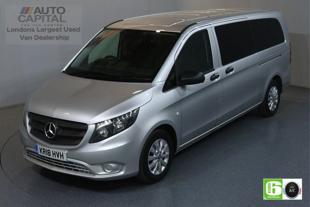 2018 18 MERCEDES-BENZ VITO 2.1 114 BLUETEC TOURER SELECT 136 BHP XLWB AUTO MINIBUS