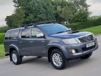 USED 2012 12 TOYOTA HI-LUX 3.0 INVINCIBLE 4X4 D-4D DCB 1d AUTO 169 BHP ** NO VAT * CANOPY+PARKING SENSORS