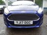 USED 2017 17 FORD FIESTA 1.2 ZETEC 3d 81 BHP Low Mileage, Full Service History, One Owner, MOT until June 2020, Great fuel economy! Balance of Ford Warranty until June 2020