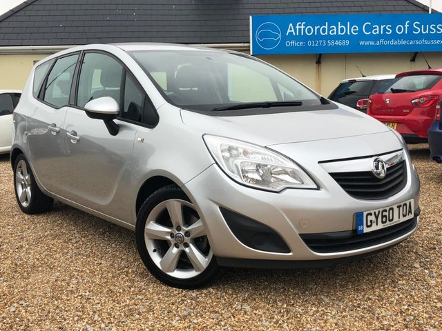 2010 60 Vauxhall Meriva 1.4 EXCLUSIV 5d 98 BHP