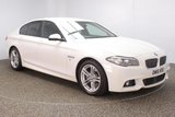 USED 2016 16 BMW 5 SERIES 2.0 520D M SPORT 4DR AUTO 188 BHP FULL SERVICE HISTORY + HEATED LEATHER SEATS + SATELLITE NAVIGATION + PARKING SENSOR + BLUETOOTH + CRUISE CONTROL + CLIMATE CONTROL + MULTI FUNCTION WHEEL + DAB RADIO + XENON HEADLIGHTS + RADIO/CD/AUX/USB + ELECTRIC WINDOWS + ELECTRIC MIRRORS + 18 INCH ALLOY WHEELS