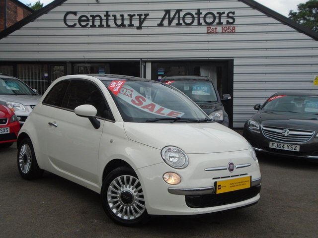 2012 12 Fiat 500 1.2 LOUNGE 3d - PAN ROOF + ALLOYS