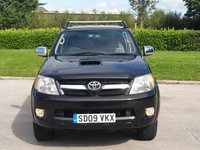USED 2009 09 TOYOTA HI-LUX 3.0 4X4 D-4D D/C 1d 169 BHP FULL HISTORY * 10 STAMPS IN BOOK *