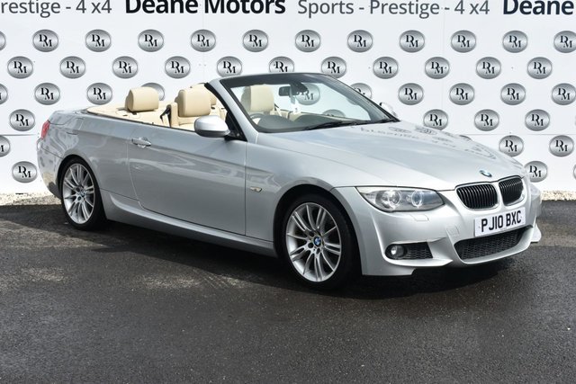 2010 10 BMW 3 Series 3.0 330D M SPORT 2d AUTO 242 BHP LEATHER SATNAV
