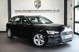 USED 2016 16 AUDI A4 AVANT 2.0 AVANT TDI ULTRA SPORT 5DR 148 BHP full service history * NO ADMIN FEES * FINISHED IN STUNNING MITHOS BLACK WITH CLOTH UPHOLSTERY + FULL SERVICE HISTORY + SATELLITE NAVIGATION + BLUETOOTH + DAB RADIO + CRUISE CONTROL + CLIMATE CONTROL + HEATED MIRRORS + USB/AUX + PARKING SENSORS + 17" ALLOY WHEELS