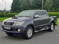 USED 2013 13 TOYOTA HI-LUX 3.0 INVINCIBLE 4X4 D-4D DCB 1d 169 BHP T , BELT KIT CHANGED @90K ! NO VAT