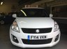 USED 2014 14 SUZUKI SWIFT 1.2 SZ2  &pound;30 Road Tax