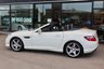 USED 2012 62 MERCEDES-BENZ SLK 1.8 SLK200 BLUEEFFICIENCY AMG SPORT 2d AUTO 184 BHP Fantastic Specification Calcite While SLK200, Heated Seats, Satellite Navigation, Front and Rear Parking Sensors, Tyre pressure Warning System, Sports Suspension, 6 Disc CD, DAB Radio, AMG Styling, 1 Previous Owner, Service History - Just Serviced, Collapsible Spare Wheel, 2 Keys and Book Pack.
