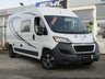 USED 2016 16 PEUGEOT MOTORHOME CONVERSION BOXER 3 BERTH CAMPER VAN 2.2 HDI 335 L3H2 PROFESSIONAL P/V 1d 130 BHP Stunning, Peugeot Boxer L3H2 2.0HDI 130 BHP Professional NEW CONVERSION into a 3 berth motorhome. Features include, Truma Boiler, Shower & Thetford toilet, Gas hob with sink, Split Charging system, 240v hook up, twin Captains front swivel seats, L.E.D Lighting, 240v plugs with USB Charging, 90L fridge 240/12v with freezer built in, Alloy wheels, LPG Certificate, LPG tank, 3 x Seitz opening windows with blinds, Leisure battery, Under Bed storage, Heavy Duty durable Lino floor, TV' Ariel,