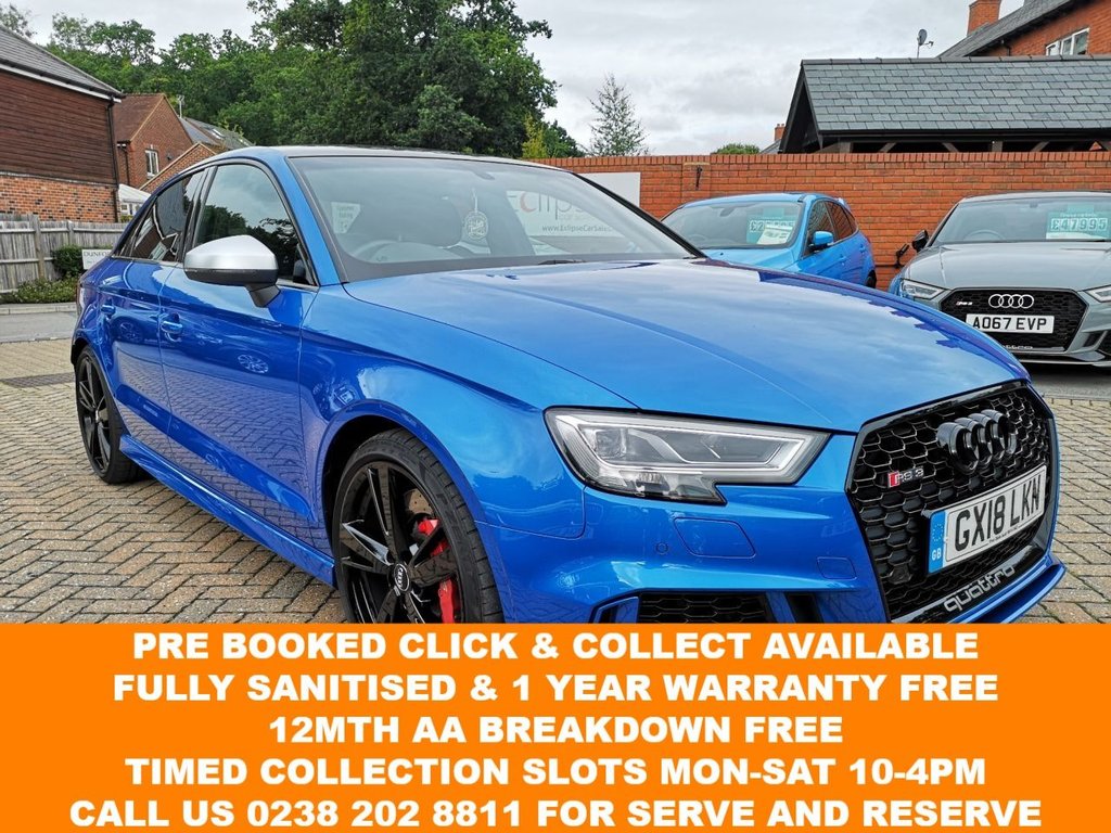 View our AUDI RS3 SALOON