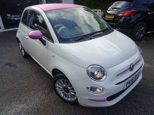 2016 16 Fiat 500 1.2 POP STAR 3d 69 BHP *UNIQUE PINK EDITION* NEW SHAPE