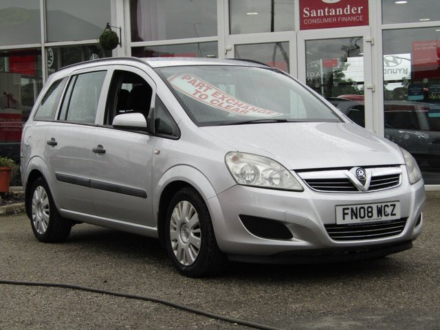 2008 08 Vauxhall Zafira 1.9 LIFE CDTI 5d 120 BHP