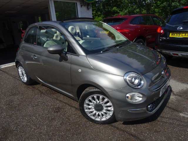 2016 16 Fiat 500 0.9 TWINAIR CONVERTIBLE LOUNGE 3d 85 BHP NEW SHAPE