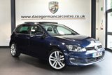 USED 2016 16 VOLKSWAGEN GOLF 1.6 GT EDITION TDI BLUEMOTION TECHNOLOGY 5DR 109 BHP superb service history * NO ADMIN FEES * FINISHED IN STUNNING BLUE WITH CLOTH UPHOLSTERY + SUPERB SERVICE HISTORY + SATELLITE NAVIGATION + PANORAMIC SUNROOF + BLUETOOTH + DAB RADIO + CRUISE CONTROL + HEATED MIRRORS + USB/AUX PORT + PARKING SENSORS + 18" ALLOY WHEELS