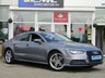 USED 2018 18 AUDI A7 3.0 SPORTBACK TDI ULTRA SE EXECUTIVE 5d AUTO 215 BHP STUNNING, LOW MILEAGE, AUDI A7 3.0TDI SPORTBACK ULTRA SE EXECUTIVE, 215 BHP. Finished in TORNADO GREY Metallic with contrasting Full EBONY HEATED LEATHER. This attractive looking 5 door coupe is a pleasure to drive. Easy to drive, spacious and practical as a sporty family car. Features include Full heated Leather, Upgraded Sat Nav, Power Boot, Bose, Heads Up Display, LED Day run lights, Active Rear Spoiler and much more.