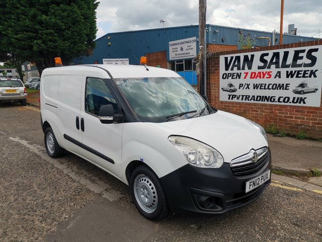 2012 12 Vauxhall Combo 1.2 2300 L2H1 CDTI 1d 90 BHP *LWB*