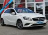 USED 2013 13 MERCEDES-BENZ A CLASS 1.6 A200 BLUEEFFICIENCY SPORT 5d AUTO 156 BHP STUNNING, 1 OWNER, MERCEDES A CLASS A200 BLUEEFFICIENCY SPORT (AUTO). 160BHP. Finished in CIRRUS WHITE with contrasting PART LEATHER trim. This A class certainly looks smart, with its slim lights and smooth body panels. There's plenty of room in the front and the back which will suit the average family. Features include Panoramic Roof, Part Leather, Sat Nav, Rear View Camera, Cruise and much more. Mercedes Dealer serviced.