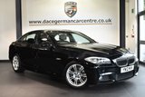 USED 2012 12 BMW 5 SERIES 2.0 520D M SPORT 4DR 181 BHP excellent service history * NO ADMIN FEES * NO ADMIN FEES * FINISHED IN STUNNING BLACK WITH FULL LEATHER INTERIOR + EXCELLENT SERVICE HISTORY + PRO SATELLITE NAVIGATION + BLUETOOTH + HEATED SEATS + CRUISE CONTROL + VOICE CONTROL + PARKING SENSORS + 18" ALLOY WHEELS