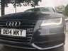 USED 2014 14 AUDI A7 3.0 TDI QUATTRO S LINE 5d AUTO 204 BHP STUNNING WELL MAINTAINED EXAMPLE WITH 4 SERVICE STAMPS TO 75K, ALLOY WHEELS, PARKING SENSORS, HEATED LEATHER SEATS, RADIO/CD/AUX/USB, CRUISE CONTROL, CLIMATE CONTROL, SAT NAV