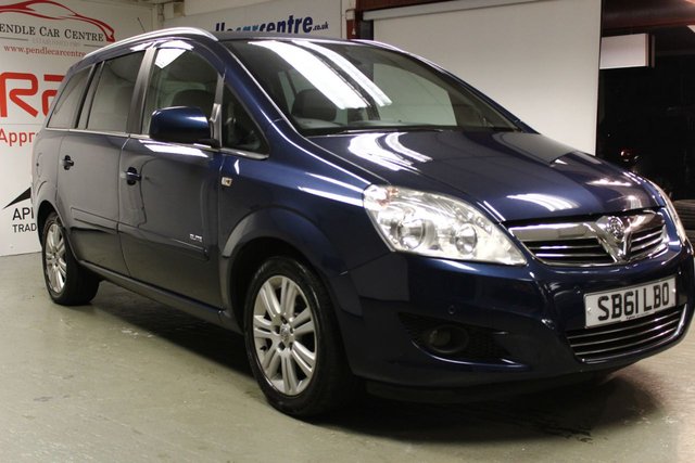 2012 61 Vauxhall Zafira 1.7 ELITE CDTI ECOFLEX 5d 108 BHP