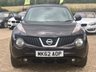 USED 2012 62 NISSAN JUKE 1.6 TEKNA 5d 117 BHP REVERSE CAMERA, BLUETOOTH, MEDIA, MULTI-FUNCTION STEERING WHEEL, CRUISE CONTROL, CLIMATE CONTROL, HEATED SEATS, FULL LEATHER, AUTOMATIC LIGHTS, KEYLESS ENTRY, FOLDING MIRRORS, ISOFIX, REAR FOLDING SEATS, 1 FORMER KEEPER, SPARE KEY