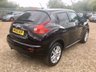 USED 2012 62 NISSAN JUKE 1.6 TEKNA 5d 117 BHP REVERSE CAMERA, BLUETOOTH, MEDIA, MULTI-FUNCTION STEERING WHEEL, CRUISE CONTROL, CLIMATE CONTROL, HEATED SEATS, FULL LEATHER, AUTOMATIC LIGHTS, KEYLESS ENTRY, FOLDING MIRRORS, ISOFIX, REAR FOLDING SEATS, 1 FORMER KEEPER, SPARE KEY