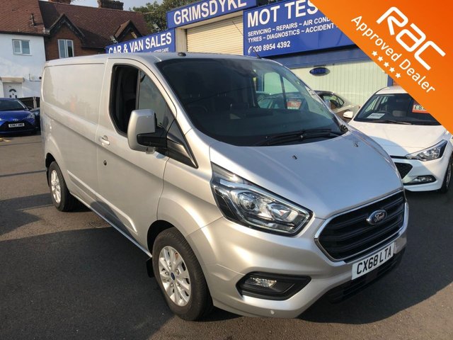 2018 68 Ford Transit Custom 2.0 300 LIMITED P/V L1 H1 1d 129 BHP