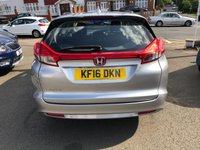 USED 2016 16 HONDA CIVIC 1.8 I-VTEC SE PLUS TOURER 5d AUTO 140 BHP [NAVIGATION] ** RAC BUYSURE INSPECTED **
