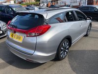 USED 2016 16 HONDA CIVIC 1.8 I-VTEC SE PLUS TOURER 5d AUTO 140 BHP [NAVIGATION] ** RAC BUYSURE INSPECTED **