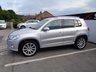 USED 2010 10 VOLKSWAGEN TIGUAN 2.0 R LINE TDI 4MOTION 5d 138 BHP £195 A MONTH SATELLITE NAVIGATION PRIVACY GLASS LEATHER TRIM 7 SERVICE STAMPS PARKING SENSORS