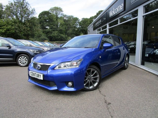 2013 62 Lexus Ct 1.8 200H F SPORT 5d AUTO 136 BHP