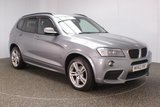 USED 2012 62 BMW X3 2.0 XDRIVE20D M SPORT 5DR HEATED LEATHER SEATS 181 BHP BMW SERVICE HISTORY + HEATED LEATHER SEATS + PARKING SENSOR + BLUETOOTH + CRUISE CONTROL + CLIMATE CONTROL + MULTI FUNCTION WHEEL + XENON HEADLIGHTS + DAB RADIO + ELECTRIC/MEMORY SEATS + XENON HEADLIGHTS + ELECTRIC WINDOWS + ELECTRIC MIRRORS + 19 INCH ALLOY WHEELS