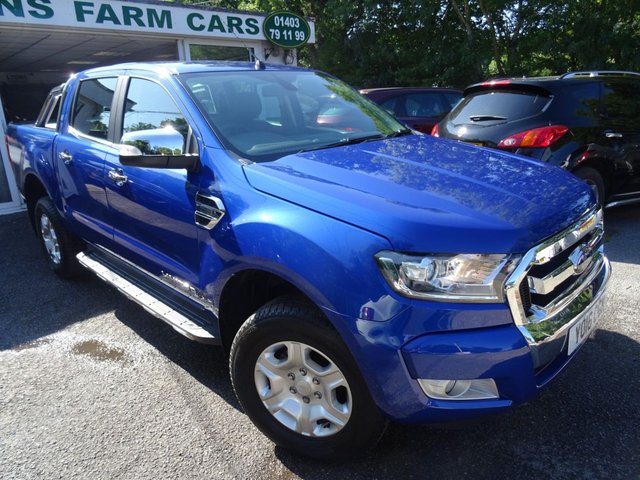 2016 16 Ford Ranger 3.2 LIMITED 2 4X4 DCB TDCI 1d AUTOMATIC DOUBLE CABIN PICK UP 197 BHP FOUR WHEEL DRIVE