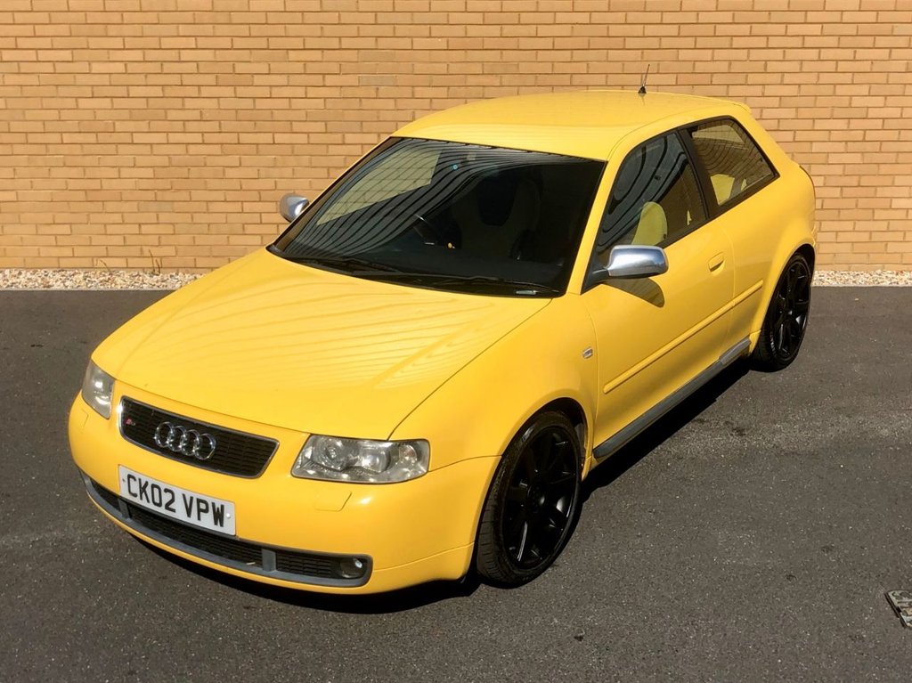 USED 2002 02 AUDI S3 S3 QUATTRO TURBO // 1.8L // 4x4 // RARE Imola yellow  // 221 BHP // Px Swap 