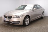 USED 2014 14 BMW 5 SERIES 2.0 520D SE 4DR AUTO SAT NAV HEATED LEATHER SEATS 181 BHP FULL SERVICE HISTORY + HEATED LEATHER SEATS + SATELLITE NAVIGATION + PARKING SENSOR + BLUETOOTH + CRUISE CONTROL + CLIMATE CONTROL + MULTI FUNCTION WHEEL + ELECTRIC SEATS + XENON HEADLIGHTS + DAB RADIO + ELECTRIC WINDOWS + RADIO/CD/AUX/USB + ELECTRIC MIRRORS + 17 INCH ALLOY WHEELS