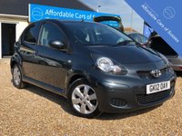 USED 2012 12 TOYOTA AYGO 1.0 VVT-I GO 5d 67 BHP 60 MPG + &pound;20 Annual Road Tax