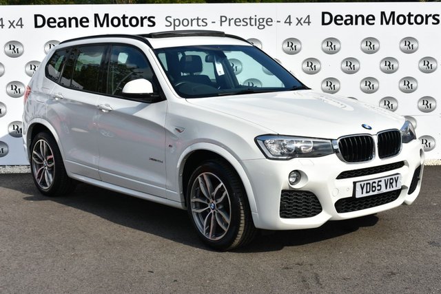 2015 65 BMW X3 2.0 XDRIVE20D M SPORT 5d AUTO 188 BHP PANROOF 