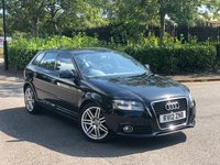USED 2012 12 AUDI A3 2.0 SPORTBACK TDI S LINE 5d 138 BHP CHOICE OF 3 AUDI A3'S IN STOCK