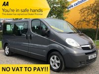 USED 2013 62 VAUXHALL VIVARO 2.0 COMBI CDTI LWB 115 MINIBUS 9 SEATER, ALLOYS 