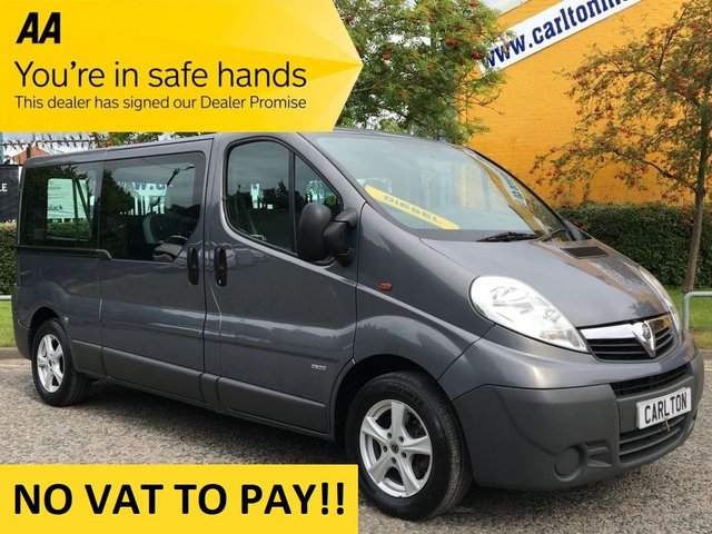 2013 62 Vauxhall Vivaro 2.0 COMBI CDTI LWB 115 MINIBUS 9 SEATER, ALLOYS