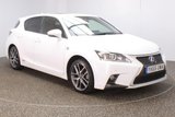 USED 2015 65 LEXUS CT 1.8 200H F SPORT 5DR AUTO SAT NAV LEATHER SEATS 1 OWNER 134 BHP FULL LEXUS SERVICE HISTORY + FREE 12 MONTHS ROAD TAX + HEATED LEATHER SEATS + SATELLITE NAVIGATION + REVERSE CAMERA + PARKING SENSOR + SUNROOF + BLUETOOTH + CRUISE CONTROL + CLIMATE CONTROL + MULTI FUNCTION WHEEL + DAB RADIO + XENON HEADLIGHTS + PRIVACY GLASS + ELECTRIC WINDOWS + ELECTRIC/HEATED MIRRORS + ALLOY WHEELS