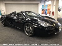 USED 2014 63 MCLAREN 12C SPIDER 2014 MCLAREN MP4-12C 3.8 SPIDER 2 DOOR CONVERTIBLE UK DELIVERY* RAC APPROVED* FINANCE ARRANGED* PART EX